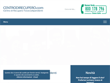 Tablet Screenshot of centrodirecupero.com